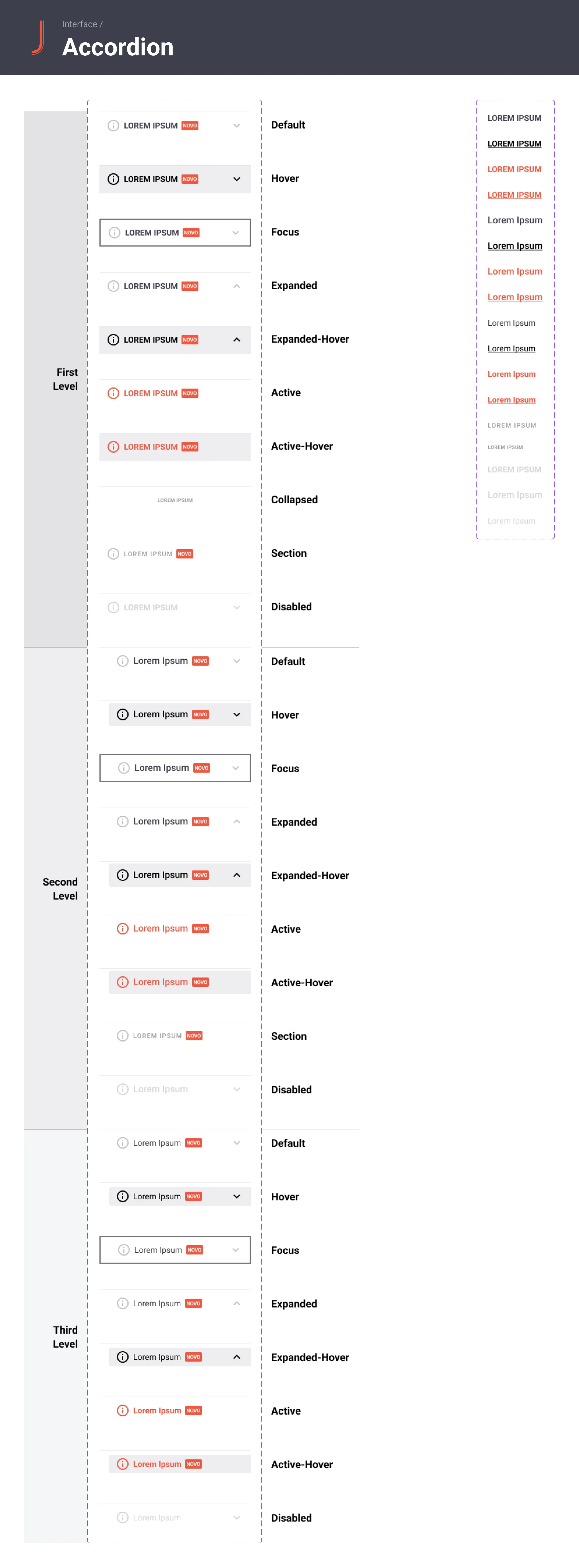 The input, textarea and input with autocomplete components and all their variants