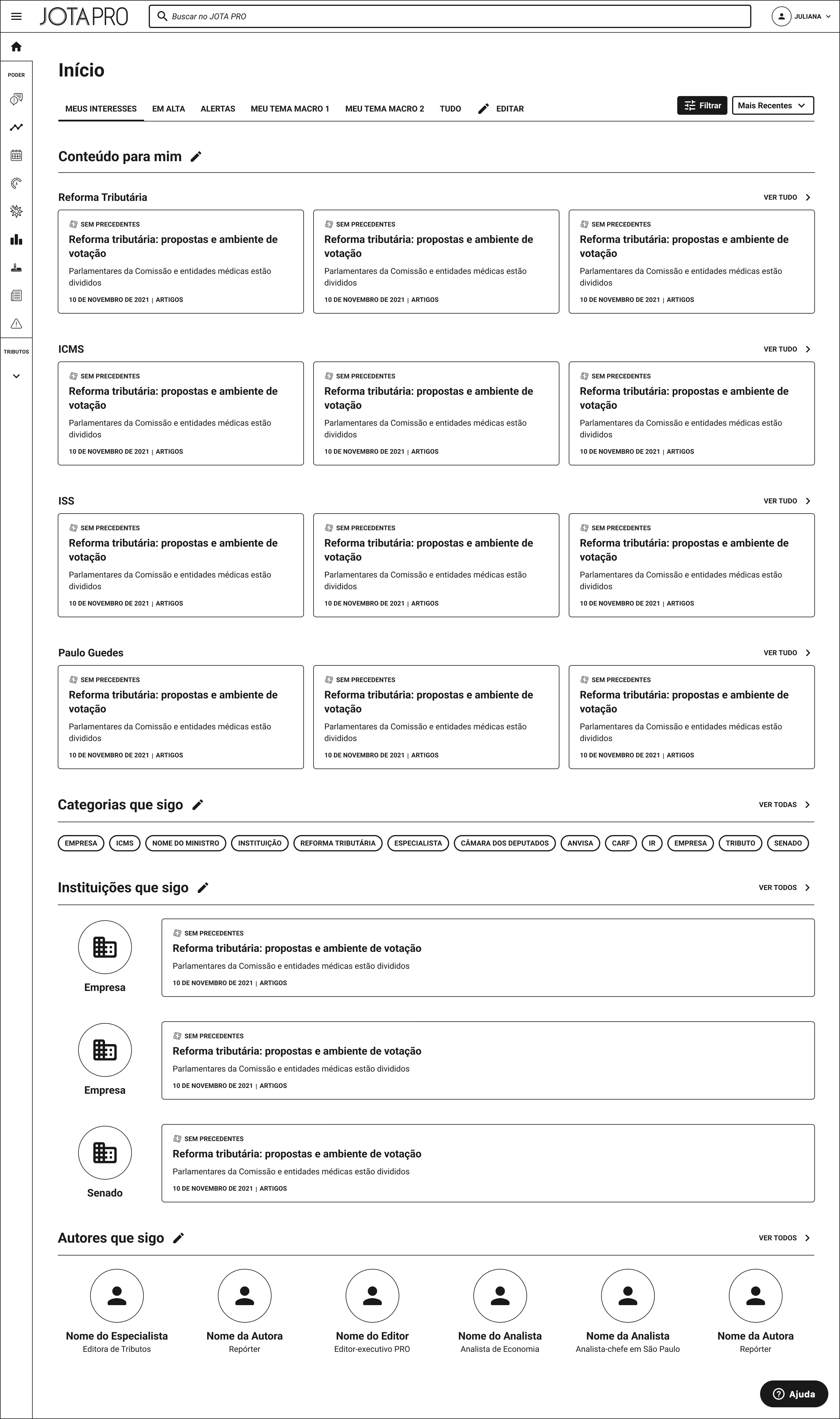 JTBD Final wireframe